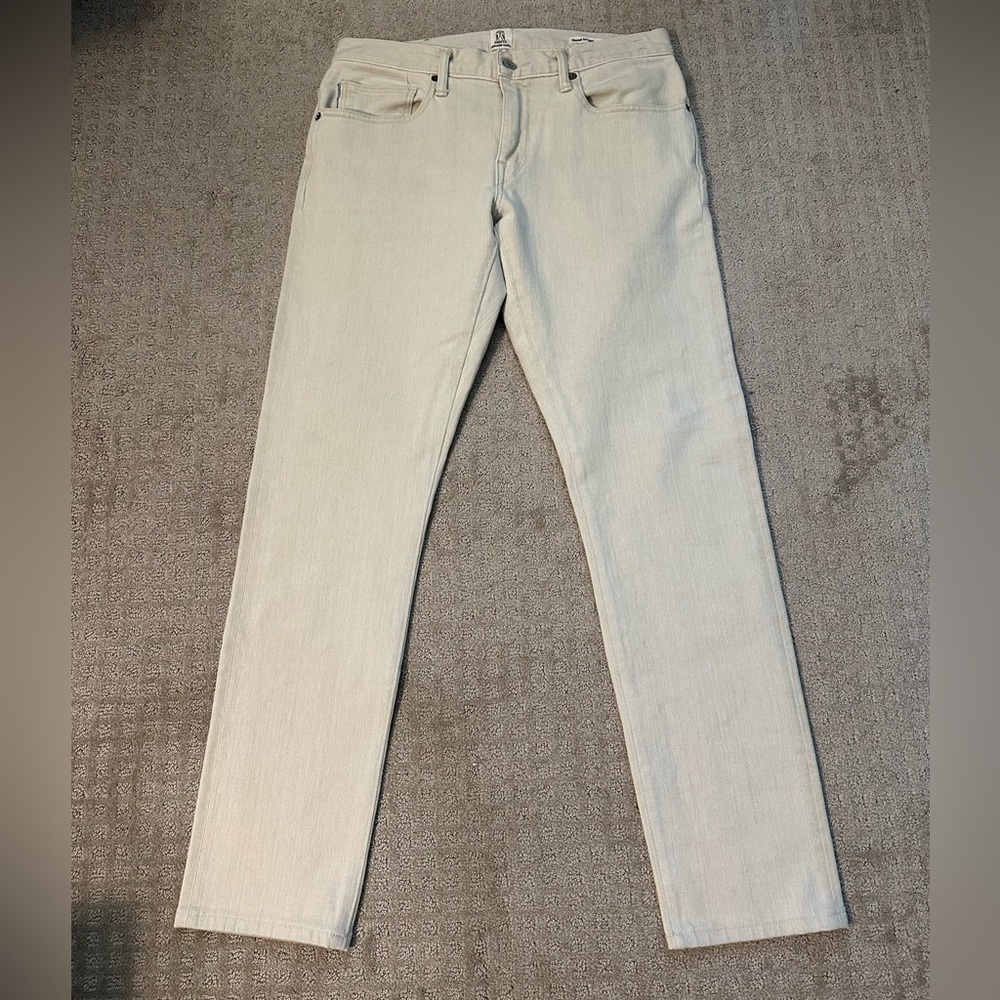 NEW Hiroshi Kato Pen Slim Stretch Selvedge 10.5oz Chuck Wash Denim Jeans size 31